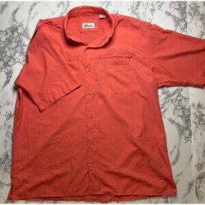 Men's World Wide Sportsman Button Down Fishing Shirt Sz. L